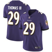 Nike Baltimore Ravens #29 Earl Thomas III Purple Team Color Men's Stitched NFL Vapor Untouchable Limited Jersey