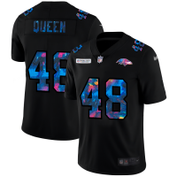 Baltimore Baltimore Ravens #48 Patrick Queen Men's Nike Multi-Color Black 2020 NFL Crucial Catch Vapor Untouchable Limited Jersey