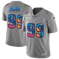 Baltimore Baltimore Ravens #99 Matthew Judon Men's Nike Multi-Color 2020 NFL Crucial Catch NFL Jersey Greyheather