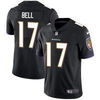 Nike Baltimore Ravens #17 Le'Veon Bell Black Alternate Men's Stitched NFL Vapor Untouchable Limited Jersey