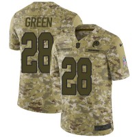 Nike Washington Commanders #28 Darrell Green Camo Men's Stitched NFL Limited 2018 Salute To Service Jersey