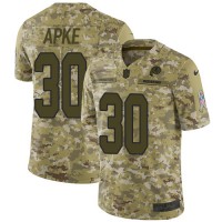 Nike Washington Commanders #30 Troy Apke Camo Men's Stitched NFL Limited 2018 Salute To Service Jersey