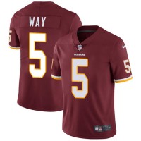 Nike Washington Commanders #5 Tress Way Burgundy Team Color Men's Stitched NFL Vapor Untouchable Limited Jersey