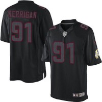 Nike Washington Commanders #91 Ryan Kerrigan Black Men's Stitched NFL Impact Limited Jersey