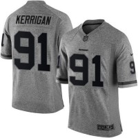 Nike Washington Commanders #91 Ryan Kerrigan Gray Men's Stitched NFL Limited Gridiron Gray Jersey