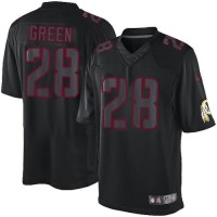 Nike Washington Commanders #28 Darrell Green Black Men's Stitched NFL Impact Limited Jersey