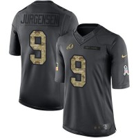 Nike Washington Commanders #9 Sonny Jurgensen Black Men's Stitched NFL Limited 2016 Salute to Service Jersey
