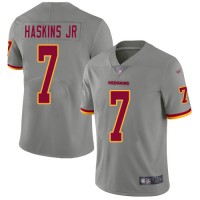 Nike Washington Commanders #7 Dwayne Haskins Jr Gray Men's Stitched NFL Limited Inverted Legend Jersey