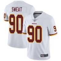 Nike Washington Commanders #90 Montez Sweat White Men's Stitched NFL Vapor Untouchable Limited Jersey