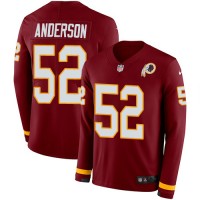Nike Washington Commanders #52 Ryan Anderson Burgundy Red Team Color Men's Stitched NFL Limited Therma Long Sleeve Jersey