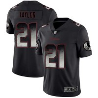 Nike Washington Commanders #21 Sean Taylor Black Men's Stitched NFL Vapor Untouchable Limited Smoke Fashion Jersey