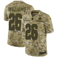 Nike New Orleans Saints #26 P.J. Williams Camo Men's Stitched NFL Limited 2018 Salute To Service Jersey