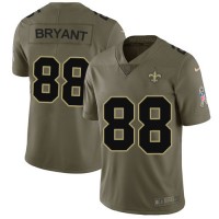 Nike New Orleans Saints #88 Dez Bryant Olive Men's Stitched NFL Limited 2017 Salute To Service Jersey