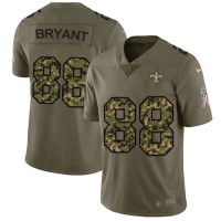 Nike New Orleans Saints #88 Dez Bryant Olive/Camo Men's Stitched NFL Limited 2017 Salute To Service Jersey