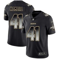 Nike New Orleans Saints #41 Alvin Kamara Black Men's Stitched NFL Vapor Untouchable Limited Smoke Fashion Jersey