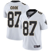 Nike New Orleans Saints #87 Jared Cook White Men's Stitched NFL Vapor Untouchable Limited Jersey