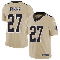 Nike New Orleans Saints #27 Malcolm Jenkins Gold Men's Stitched NFL Limited Inverted Legend Jersey