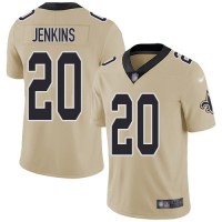 Nike New Orleans Saints #20 Janoris Jenkins Gold Men's Stitched NFL Limited Inverted Legend Jersey