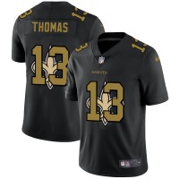 New Orleans New Orleans Saints #13 Michael Thomas Men's Nike Team Logo Dual Overlap Limited NFL Jersey Black