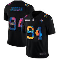 New Orleans New Orleans Saints #94 Cameron Jordan Men's Nike Multi-Color Black 2020 NFL Crucial Catch Vapor Untouchable Limited Jersey