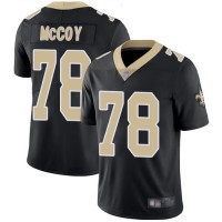 Nike New Orleans Saints #78 Erik McCoy Black Team Color Men's Stitched NFL Vapor Untouchable Limited Jersey
