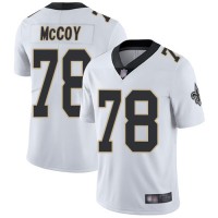 Nike New Orleans Saints #78 Erik McCoy White Men's Stitched NFL Vapor Untouchable Limited Jersey