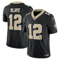 New Orleans New Orleans Saints #12 Chris Olave Nike Men's 2022 Salute To Service Limited Jersey - Olive