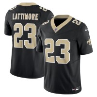 New Orleans New Orleans Saints #23 Marshon Lattimore Nike Men's 2022 Salute To Service Limited Jersey - Olive
