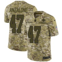 Nike New Orleans Saints #47 Alex Anzalone Camo Men's Stitched NFL Limited 2018 Salute To Service Jersey
