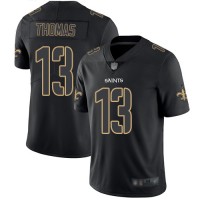 Nike New Orleans Saints #13 Michael Thomas Black Men's Stitched NFL Limited Rush Impact Jersey