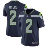 Nike Seattle Seahawks #2 Jason Myers Steel Blue Team Color Men's Stitched NFL Vapor Untouchable Limited Jersey