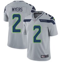 Nike Seattle Seahawks #2 Jason Myers Grey Alternate Men's Stitched NFL Vapor Untouchable Limited Jersey