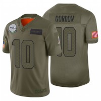 Nike Seattle Seahawks #10 Josh Gordon 2019 Salute To Service Camo Limited NFL Jersey