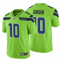 Nike Seattle Seahawks #10 Josh Gordon Green Men's Vapor Rush Limited NFL 100 Jersey