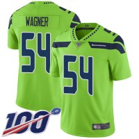 Nike Seattle Seahawks #54 Bobby Wagner Green Men's Stitched NFL Limited Rush 100th Season Jersey
