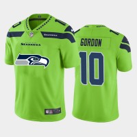 Seattle Seattle Seahawks #10 Josh Gordon Green Men's Nike Big Team Logo Vapor Limited NFL Jersey