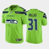 Seattle Seattle Seahawks #31 DeeJay Dallas Green Men's Nike Big Team Logo Vapor Limited NFL Jersey
