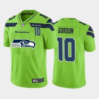 Seattle Seattle Seahawks #10 Josh Gordon Green Men's Nike Big Team Logo Player Vapor Limited NFL Jersey