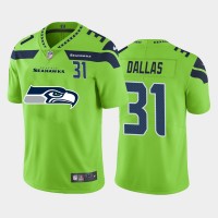 Seattle Seattle Seahawks #31 DeeJay Dallas Green Men's Nike Big Team Logo Player Vapor Limited NFL Jersey