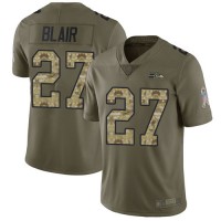 Nike Seattle Seahawks #27 Marquise Blair Olive/Camo Men's Stitched NFL Limited 2017 Salute To Service Jersey