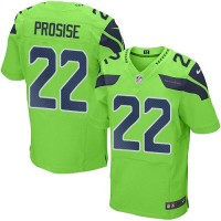 Nike Seattle Seahawks #22 C. J. Prosise Green Men's Stitched NFL Elite Rush Jersey