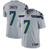 Nike Seattle Seahawks #7 Geno Smith Grey Alternate Men's Stitched NFL Vapor Untouchable Limited Jersey