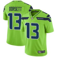 Nike Seattle Seahawks #13 Phillip Dorsett Green Men's Stitched NFL Limited Rush Jersey