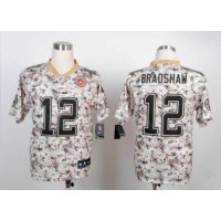Nike Pittsburgh Steelers #12 Terry Bradshaw Camo Men's Stitched NFL Elite USMC Jersey