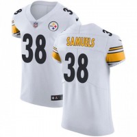 Nike Pittsburgh Steelers #38 Jaylen Samuels White Men's Stitched NFL Vapor Untouchable Limited Jersey