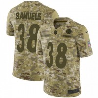 Nike Pittsburgh Steelers #38 Jaylen Samuels Camo Men's Stitched NFL Limited 2018 Salute to Service Jersey