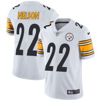 Nike Pittsburgh Steelers #22 Steven Nelson White Men's Stitched NFL Vapor Untouchable Limited Jersey
