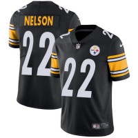 Nike Pittsburgh Steelers #22 Steven Nelson Black Team Color Men's Stitched NFL Vapor Untouchable Limited Jersey