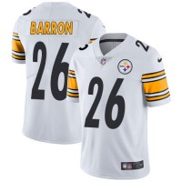 Nike Pittsburgh Steelers #26 Mark Barron White Men's Stitched NFL Vapor Untouchable Limited Jersey