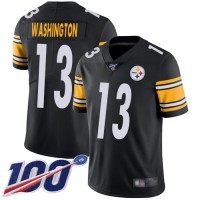 Nike Pittsburgh Steelers #13 James Washington Black Team Color Men's Stitched NFL 100th Season Vapor Limited Jersey